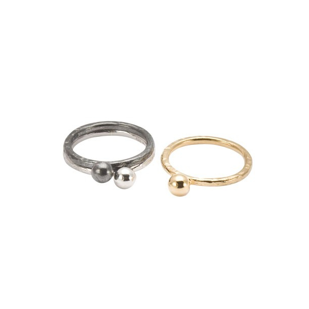 Heiring Mai ring i slv med kugle