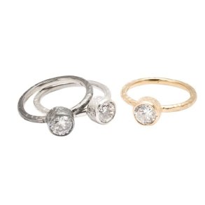 Heiring Mai ring i slv med zirkonia.