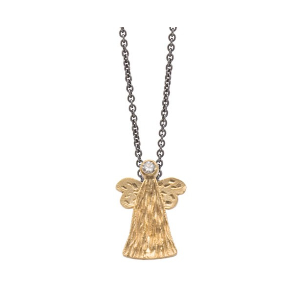 Heiring Skytsengel 14 Karat med brilliant  78-5-76BR