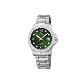 Jaguar Lady's Diver i stl m/ sten