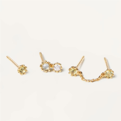 KARA EARRINGS - Forgyldt �restiks