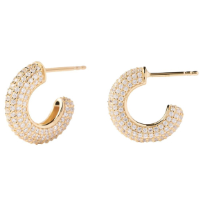 KING EARRINGS - Forgyldt �rering