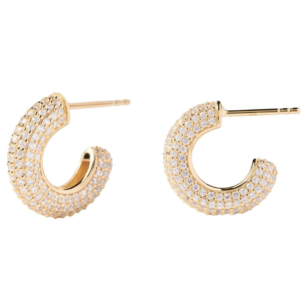 KING EARRINGS - Forgyldt rering
