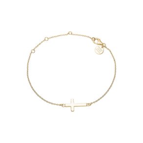 Kors - Armb�nd i forgyldt s�lv