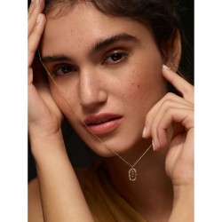 LETTER S NECKLACE - Forgyldt Halsk�de