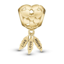 Live Love Laugh charm