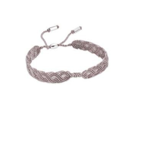 Macram, sterlingslvender - Gr