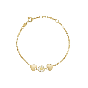 Marguerit armb�nd mat hjerte