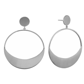 Moon Stud Hoops rehnger