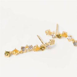 PANORAMA EARRINGS - Forgyldt �rering