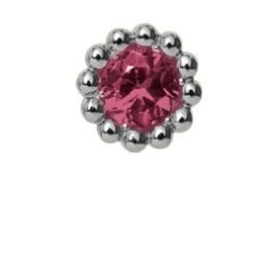 Pink Rhodolite Flower