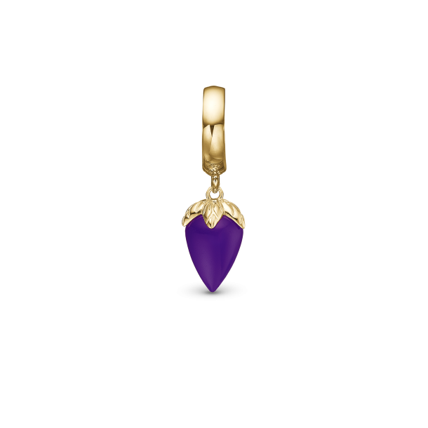 PURPLE CHALCEDONY Charms