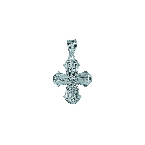 RHOD. SLV DAGMAR KORS HNDGRAVERET 15 x18 mm