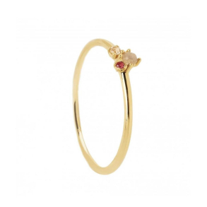 ROS&Eacute; BLUSH RING - Forgyldt Ring
