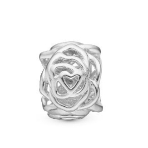 Roses of Love charm slv