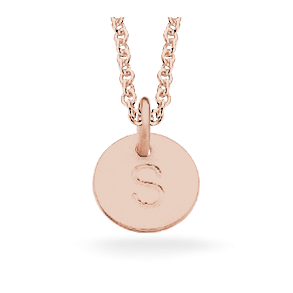 Scrouples TagMe Rund Rose Forgyldt S�lv