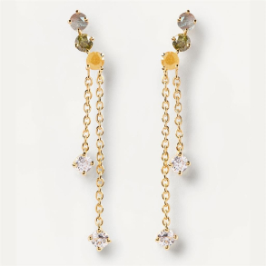 SENA EARRINGS - Forgyldt �rering
