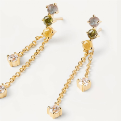 SENA EARRINGS - Forgyldt �rering