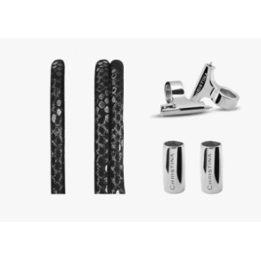 Slim Lderst Til Ur - Silver Black