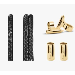 Slim Lderst Til Ur - Silver Black