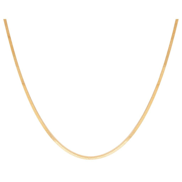 SNAKE NECKLACE - Forgyldt Halskde