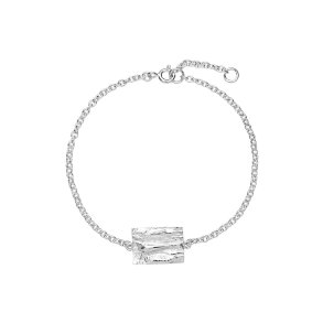 SLV ARMBND MED PLADE 