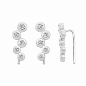 S�lv �restikker med zirkonia, 