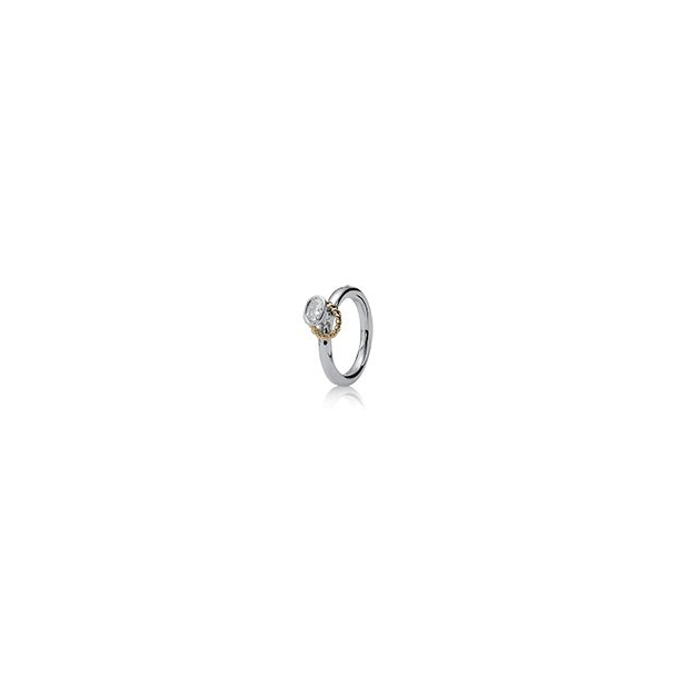 Slvring, 14 kt., zirkonia_2