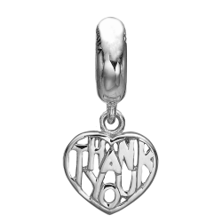 Thank You Charms Slv