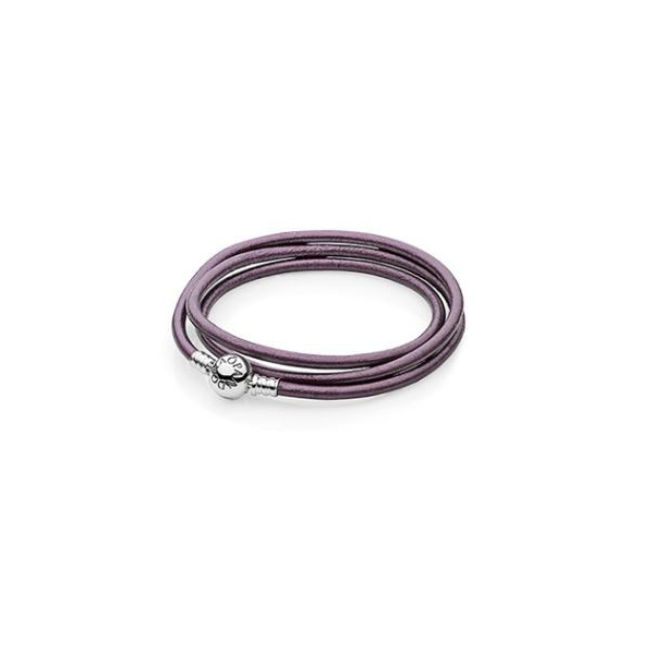 Triple lderarmbnd, lilla