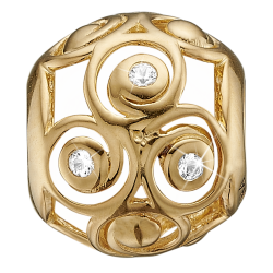 Triple Spiral Charms slv