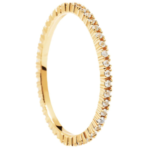 WHITE ESSENTIAL RING - Forgyldt Ring