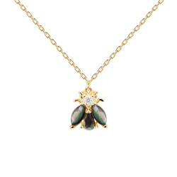 ZAZA NECKLACE - Forgyldt Halsk�de